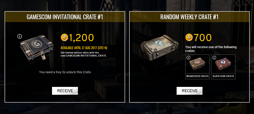 クレート Crate に入ってるものは 排出率は Pubg いちどりの部屋